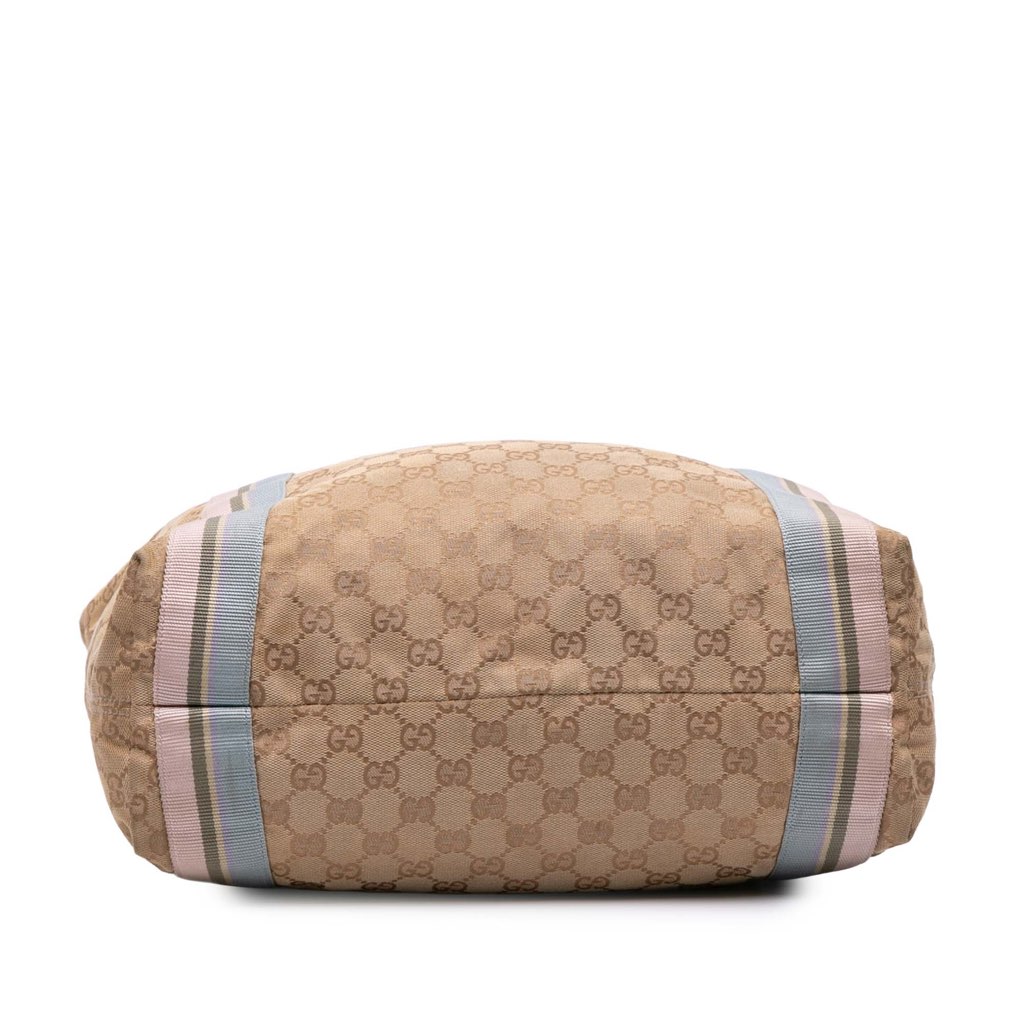 Gucci GG Canvas Web Tote - Image 6