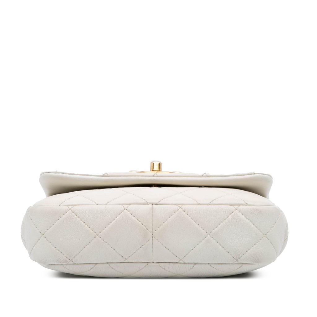 Chanel Mini Glazed Calfskin Pearl Side Flap - 3