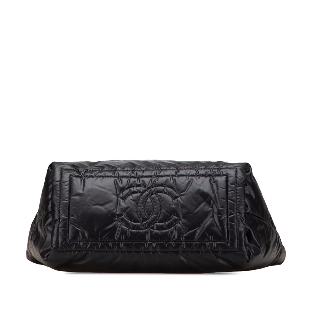 Chanel Small Quilted Nylon Coco Cocoon Tote - Image 6