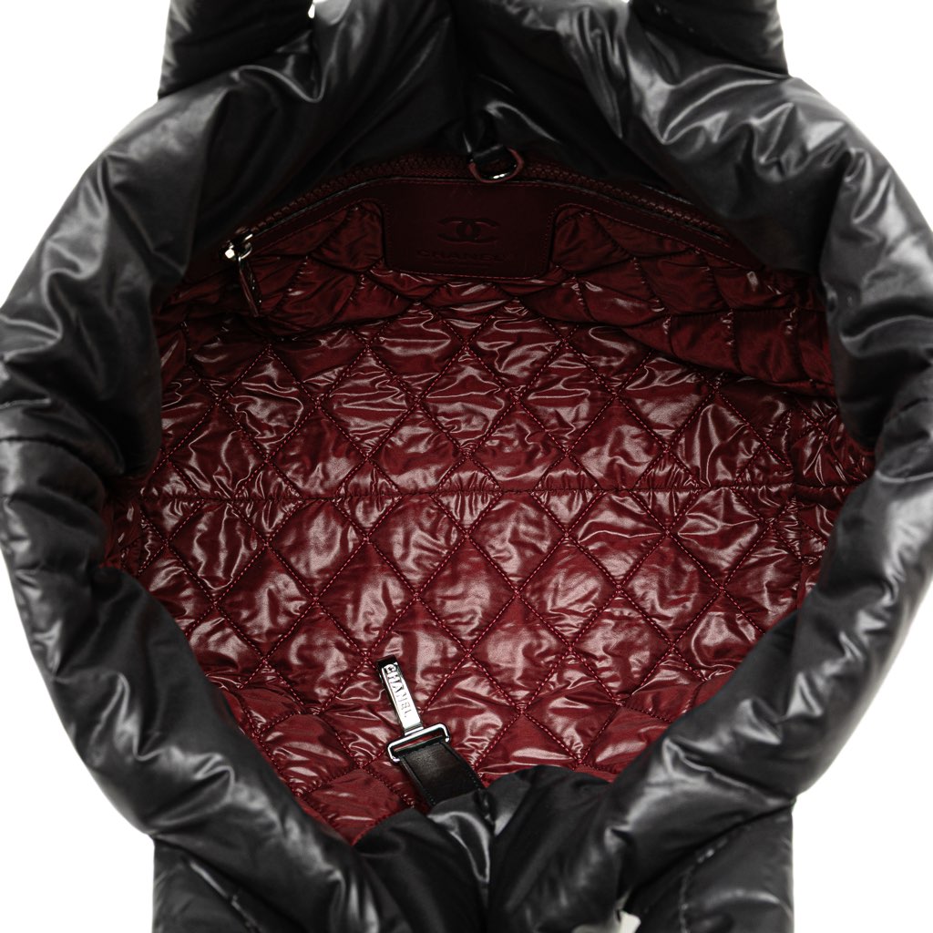 Chanel Small Quilted Nylon Coco Cocoon Tote - 4