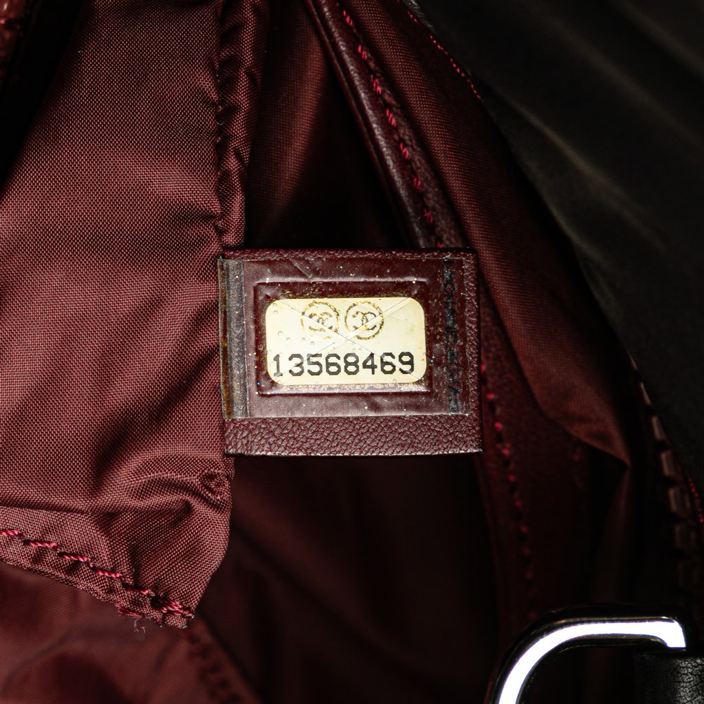 Chanel Small Quilted Nylon Coco Cocoon Tote - Side view