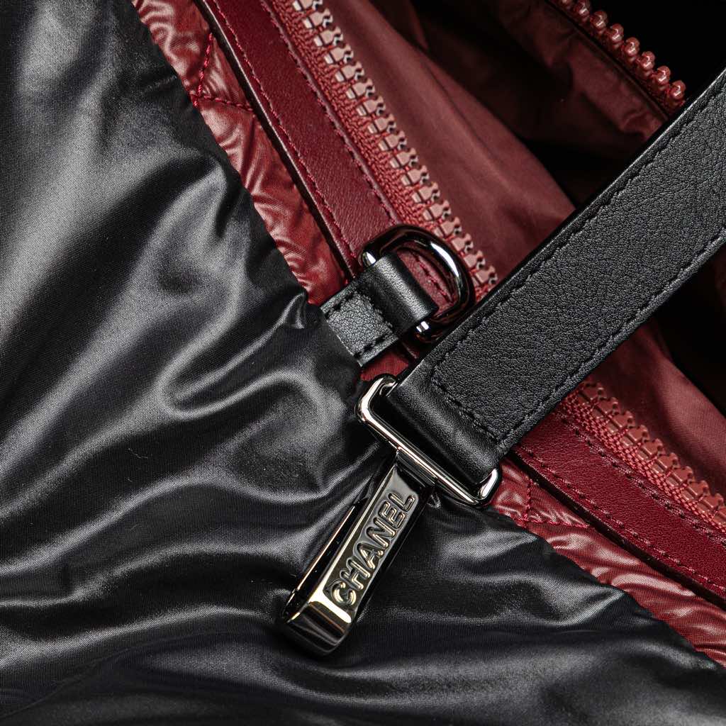 Chanel Small Quilted Nylon Coco Cocoon Tote - Image 10