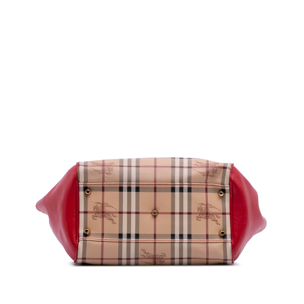 Burberry Small Haymarket Check Coated Canvas Canterbury Tote - 3