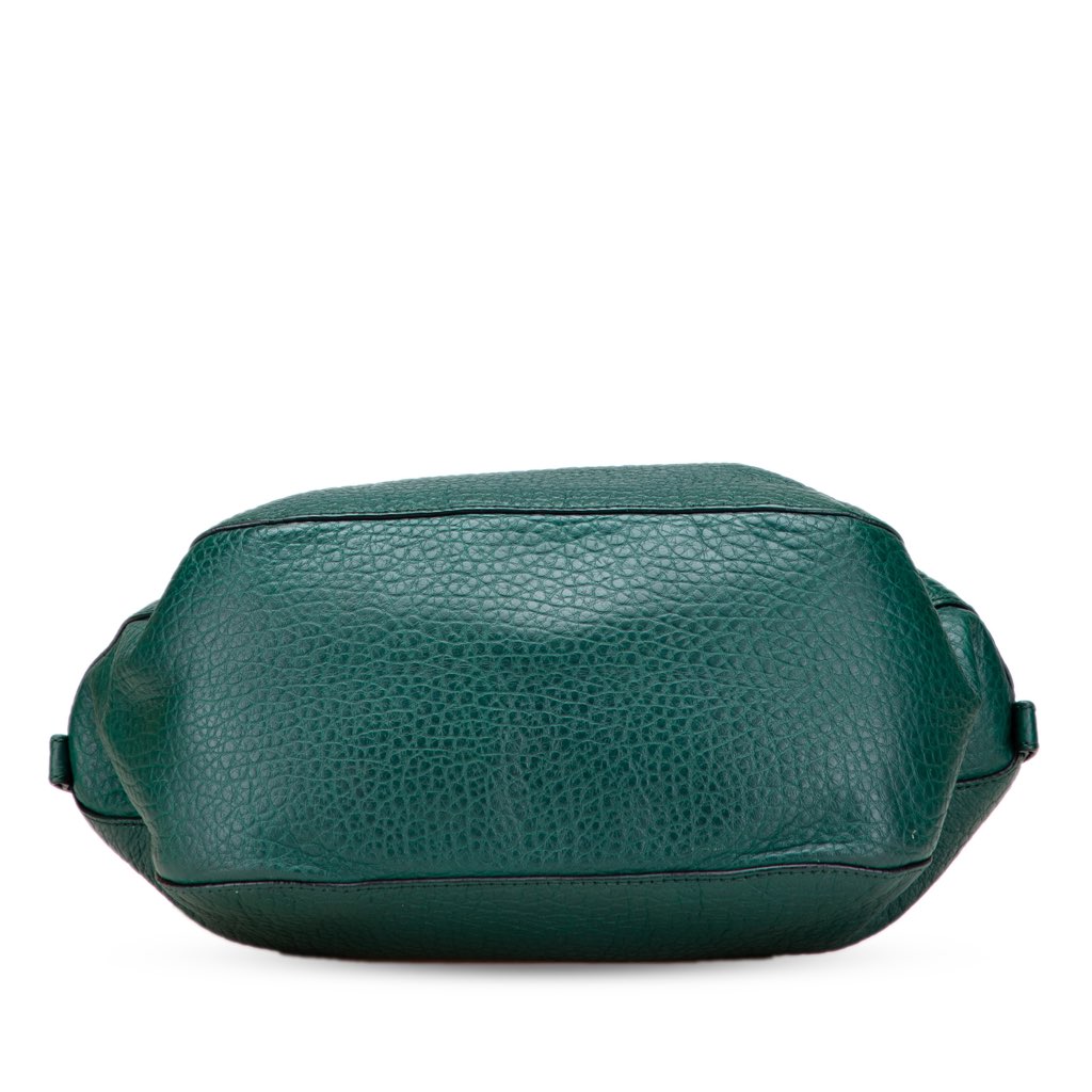 Burberry Large Grained Calfskin Heritage Orchard Bowling Bag - 3