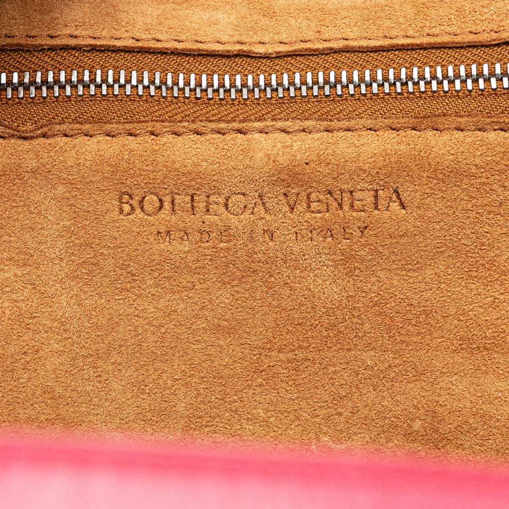 Bottega Veneta Mini Paper Calfskin Intrecciato Arco Satchel - Side view