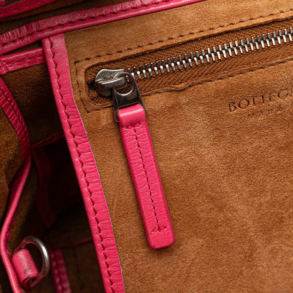 Bottega Veneta Mini Paper Calfskin Intrecciato Arco Satchel - Detail 2