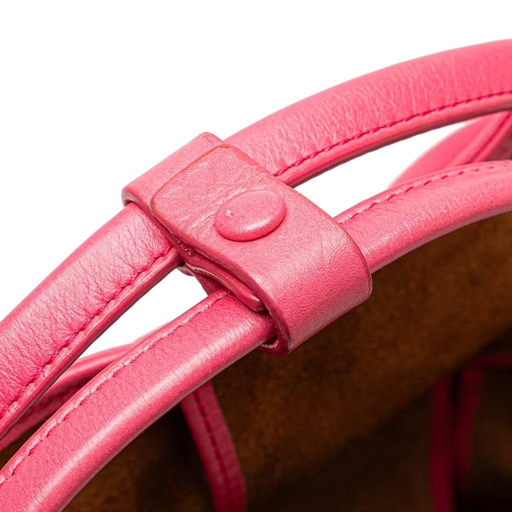 Bottega Veneta Mini Paper Calfskin Intrecciato Arco Satchel - Image 12