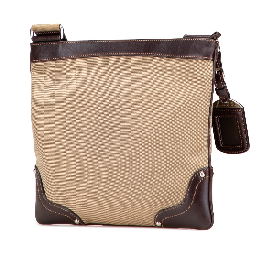 Prada Canvas Canapa Logo Crossbody - 2
