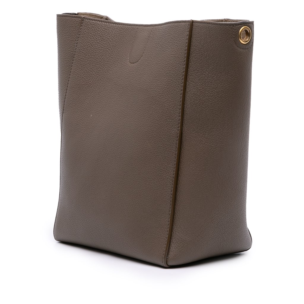 Celine Small Soft Grained Calfskin Seau Sangle Bucket Bag - 2