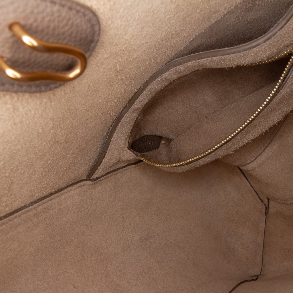 Celine Small Soft Grained Calfskin Seau Sangle Bucket Bag - 5