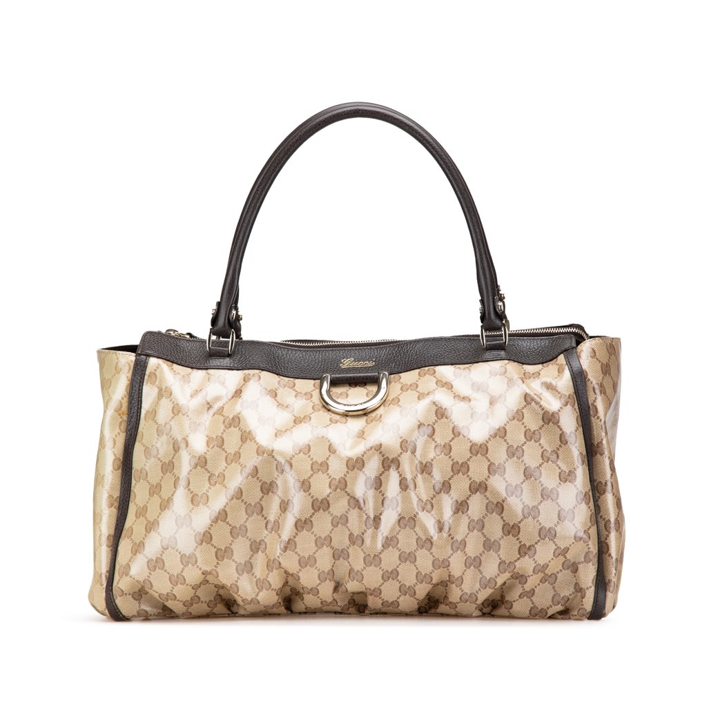 Gucci Large GG Crystal Abbey D Ring Tote