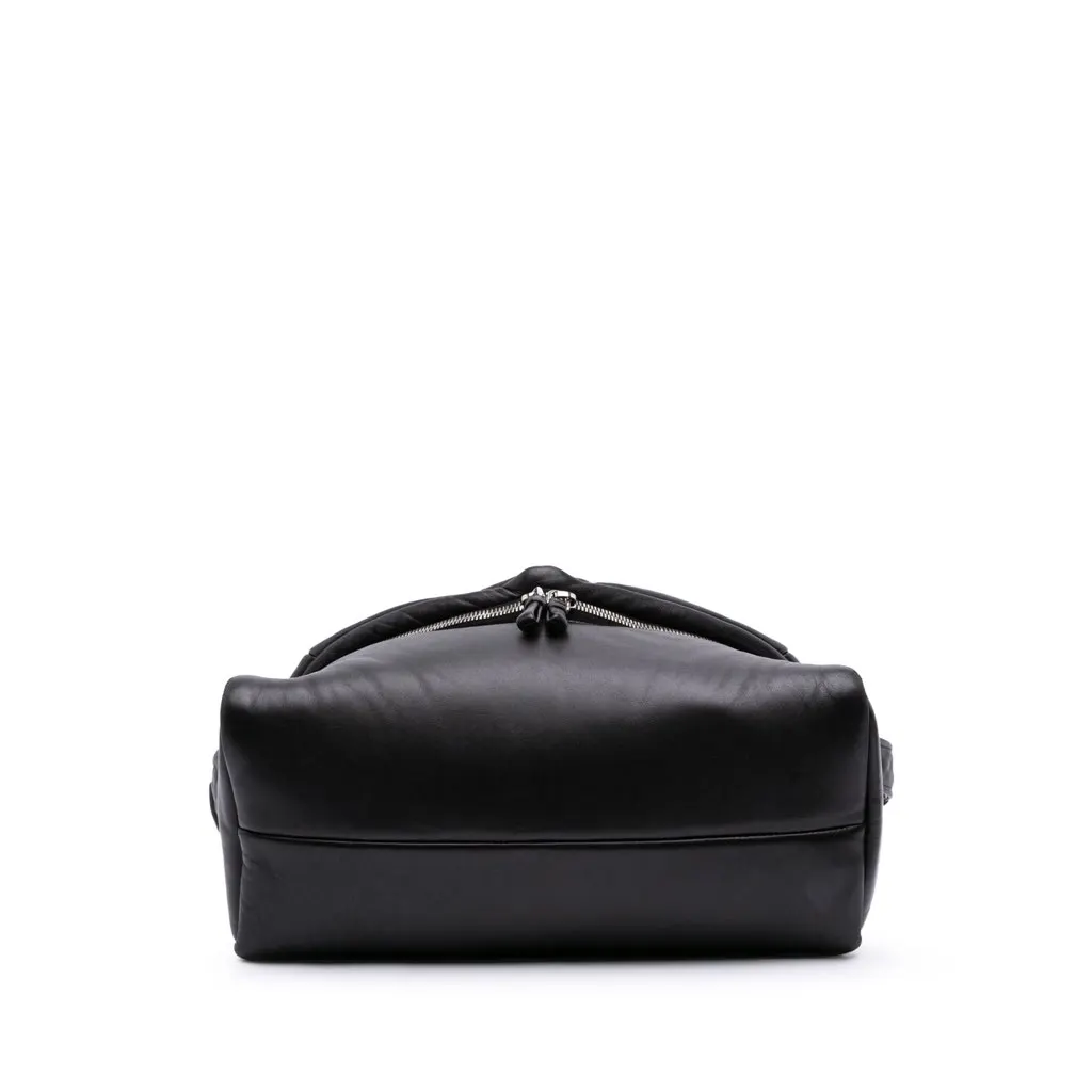 Prada Nappa Padded Signaux Bag Black Leather Good - Inside View