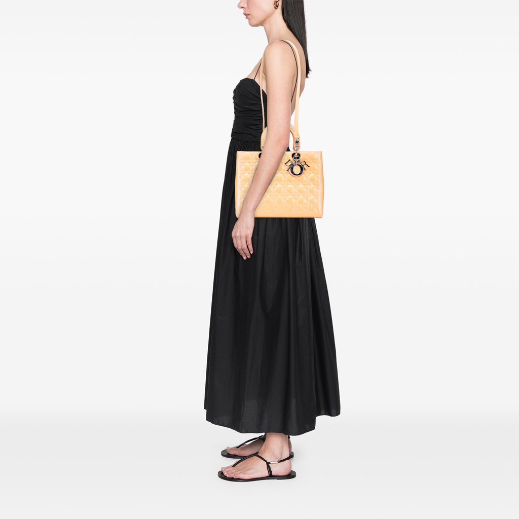 Dior Large Patent Cannage Lady Dior - Image 14