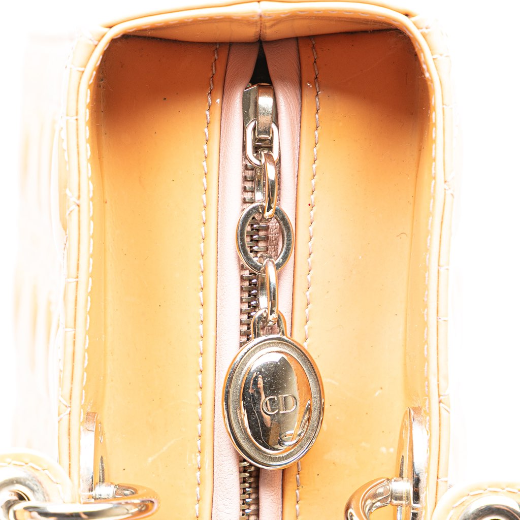 Dior Large Patent Cannage Lady Dior - Image 10