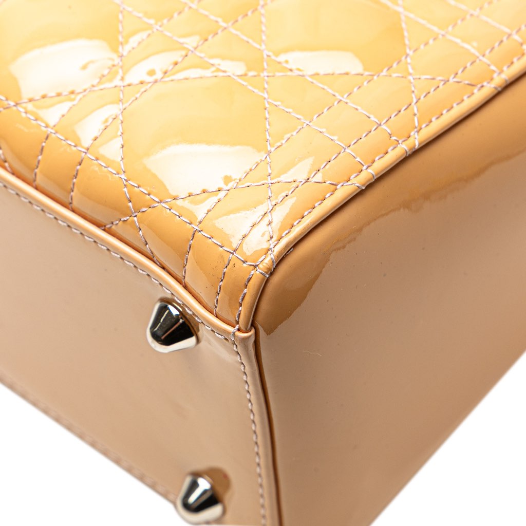 Dior Large Patent Cannage Lady Dior - Image 11
