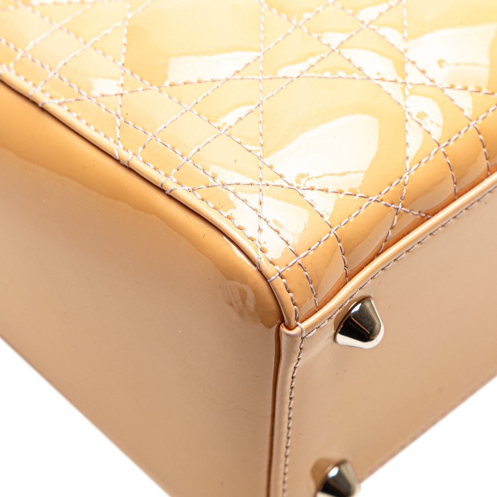 Dior Large Patent Cannage Lady Dior - Image 12