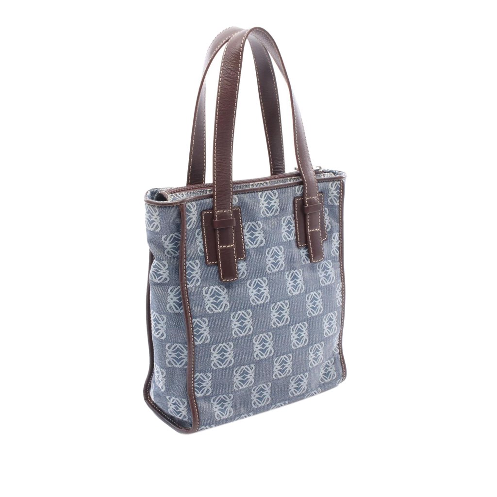 Loewe Anagram Denim Tote - 2