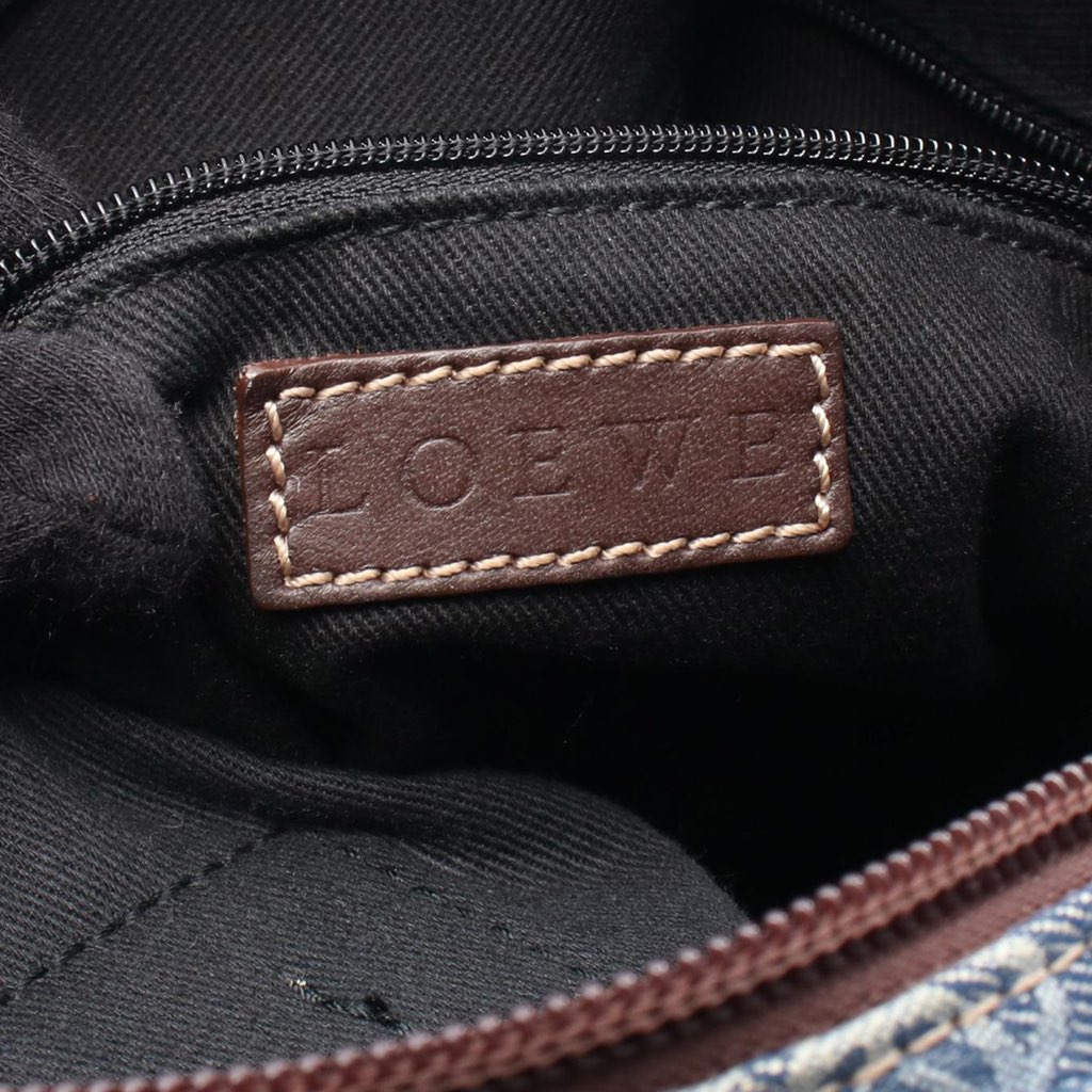 Loewe Anagram Denim Tote - 4