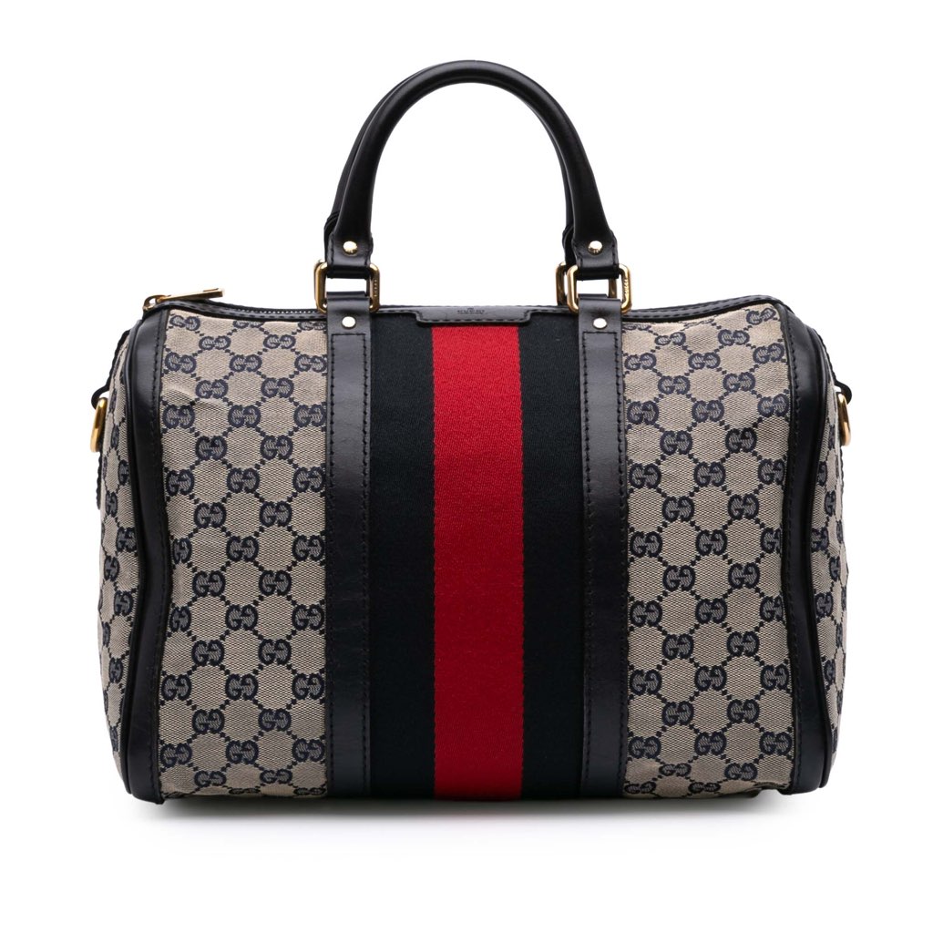 Gucci GG Canvas Web Joy Boston Bag