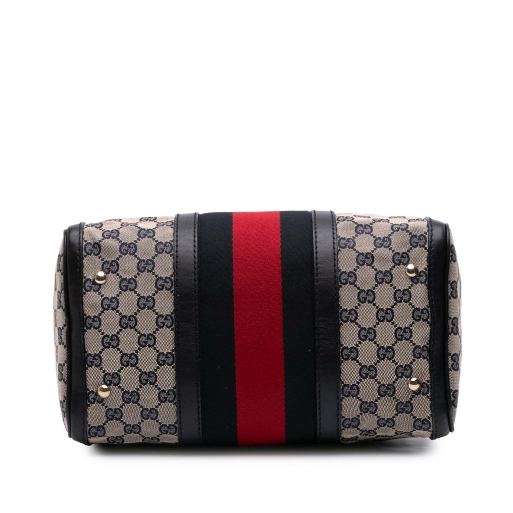 Gucci GG Canvas Web Joy Boston Bag - 3