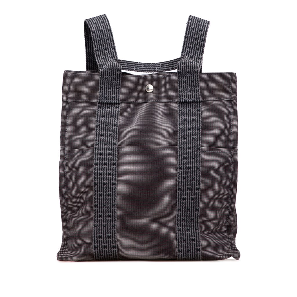 Hermès Canvas Herline Backpack MM