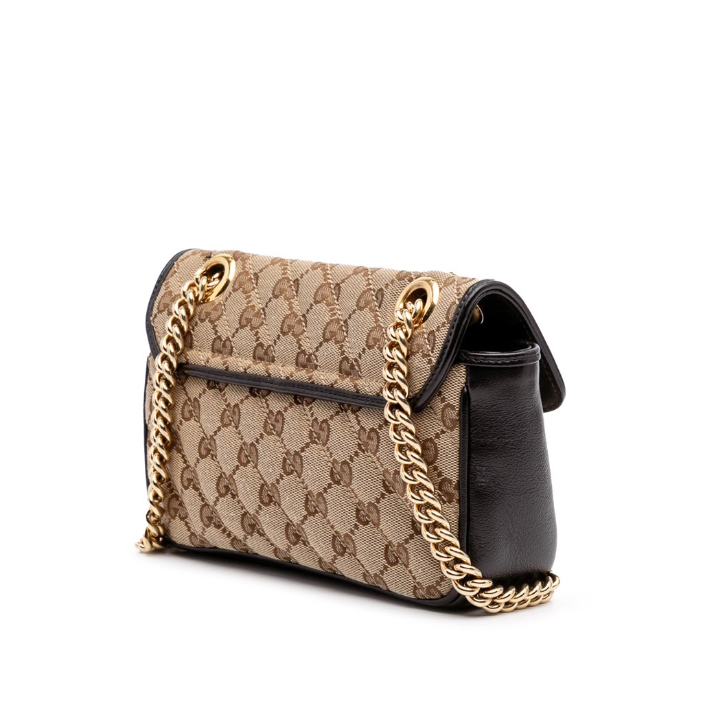 Gucci Mini GG Marmont Matelasse Canvas Flap Crossbody - 2