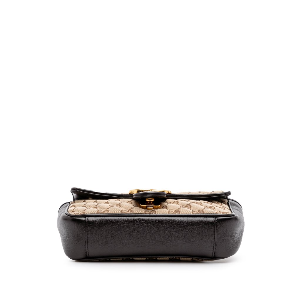 Gucci Mini GG Marmont Matelasse Canvas Flap Crossbody - 3