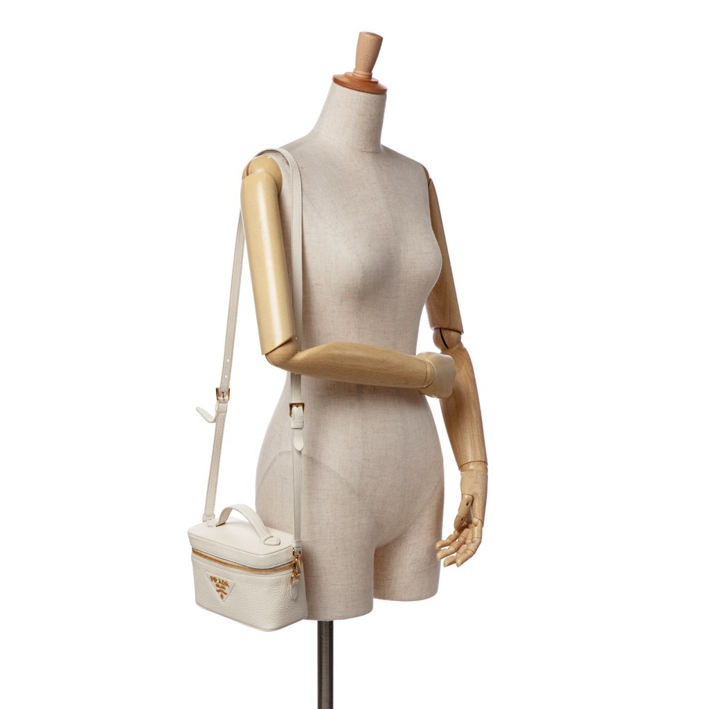 Prada Mini Vitello Daino Vanity Bag - Image 13