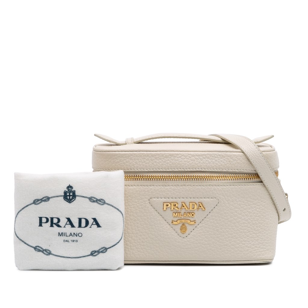 Prada Mini Vitello Daino Vanity Bag - Image 14