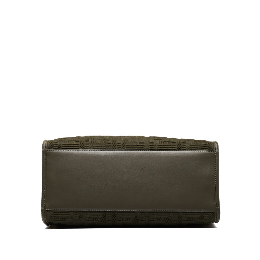 Fendi Medium Zucca Sunshine Shopper Canvas Tote - 4