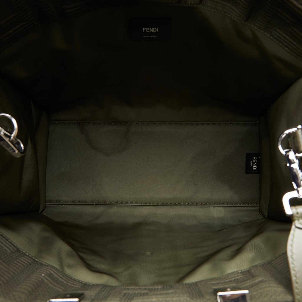 Fendi Medium Zucca Sunshine Shopper Canvas Tote - 5