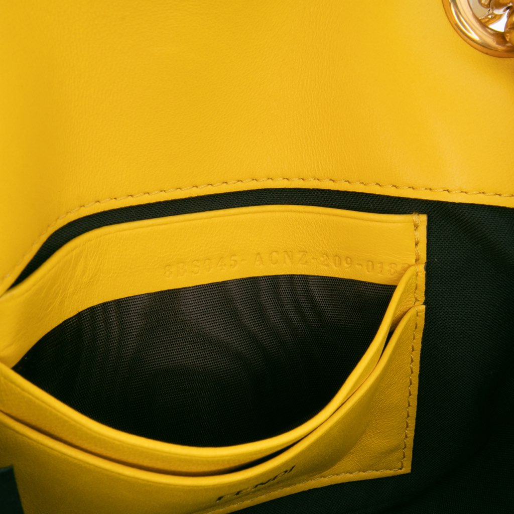 Fendi Mini Bicolor Nappa Apolo Chain Baguette Shoulder Bag - Detail 1