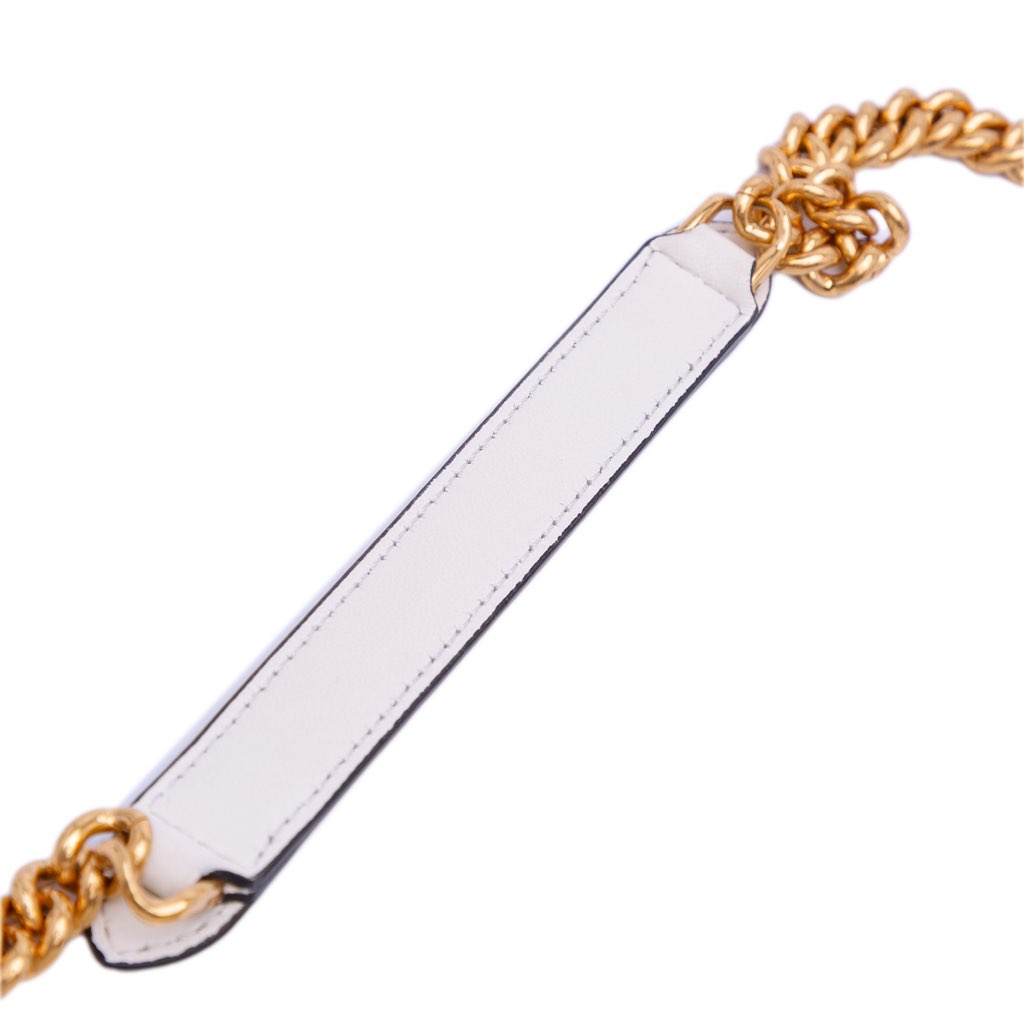 Fendi Mini Bicolor Nappa Apolo Chain Baguette Shoulder Bag - Image 11