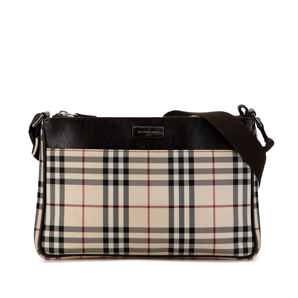 Burberry House Check Canvas Crossbody