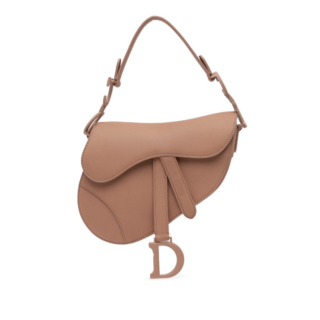 Dior Mini Calfskin Saddle Bag