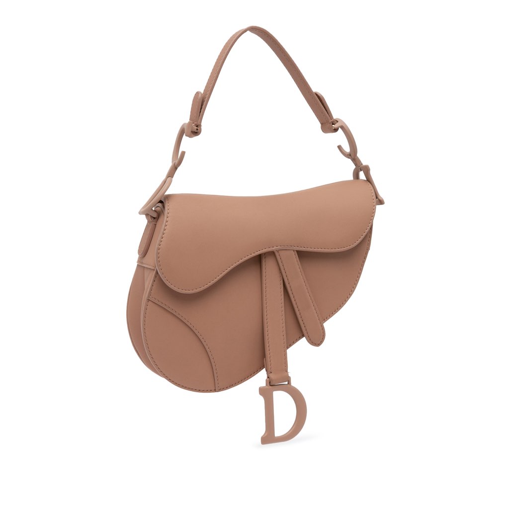Dior Mini Calfskin Saddle Bag - 2