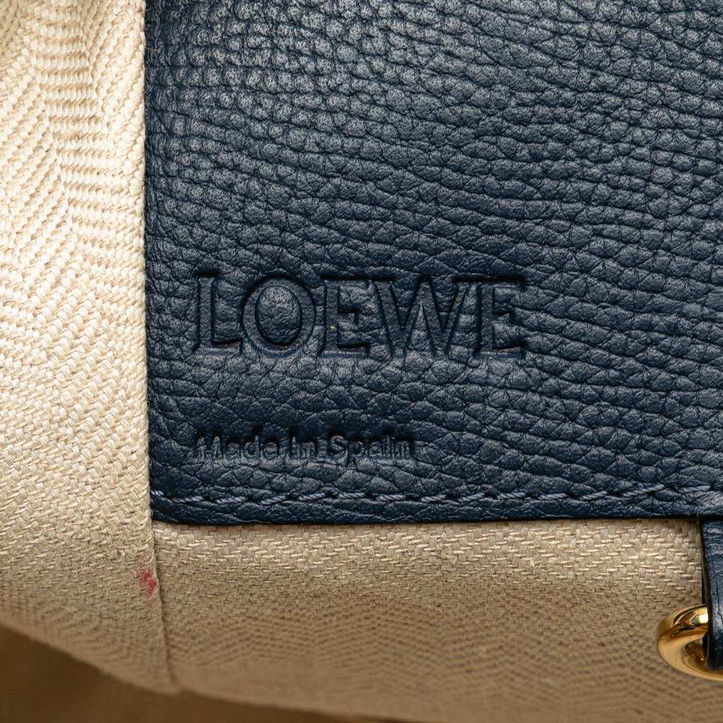 Loewe Small Leather Hammock Satchel - Side view