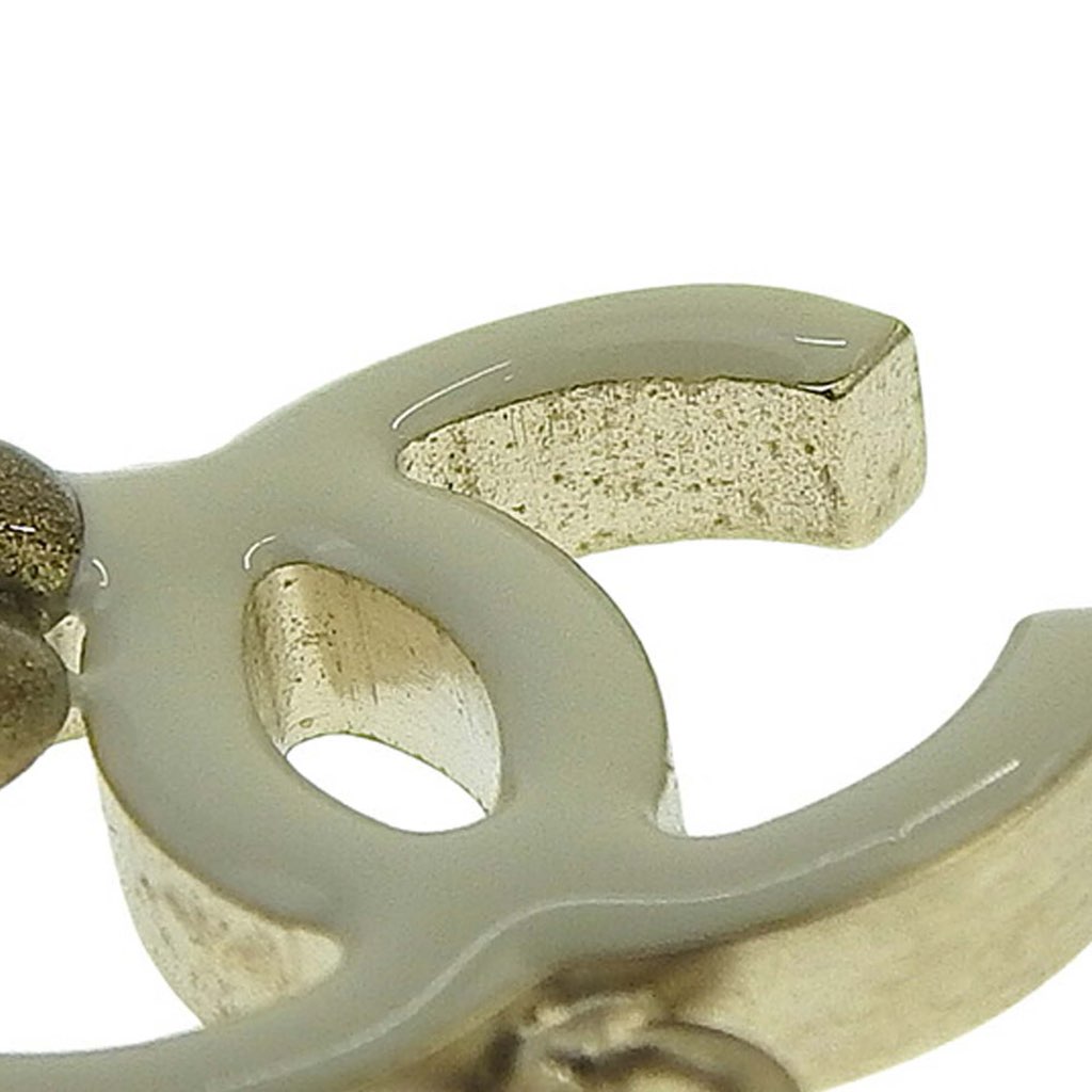 Chanel CC Gold Plated Enamel Camellia Pendant Necklace - 4