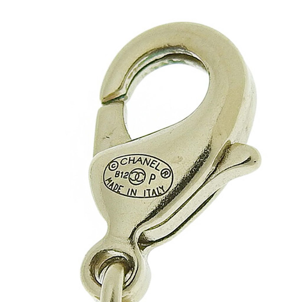 Chanel CC Gold Plated Enamel Camellia Pendant Necklace - 5