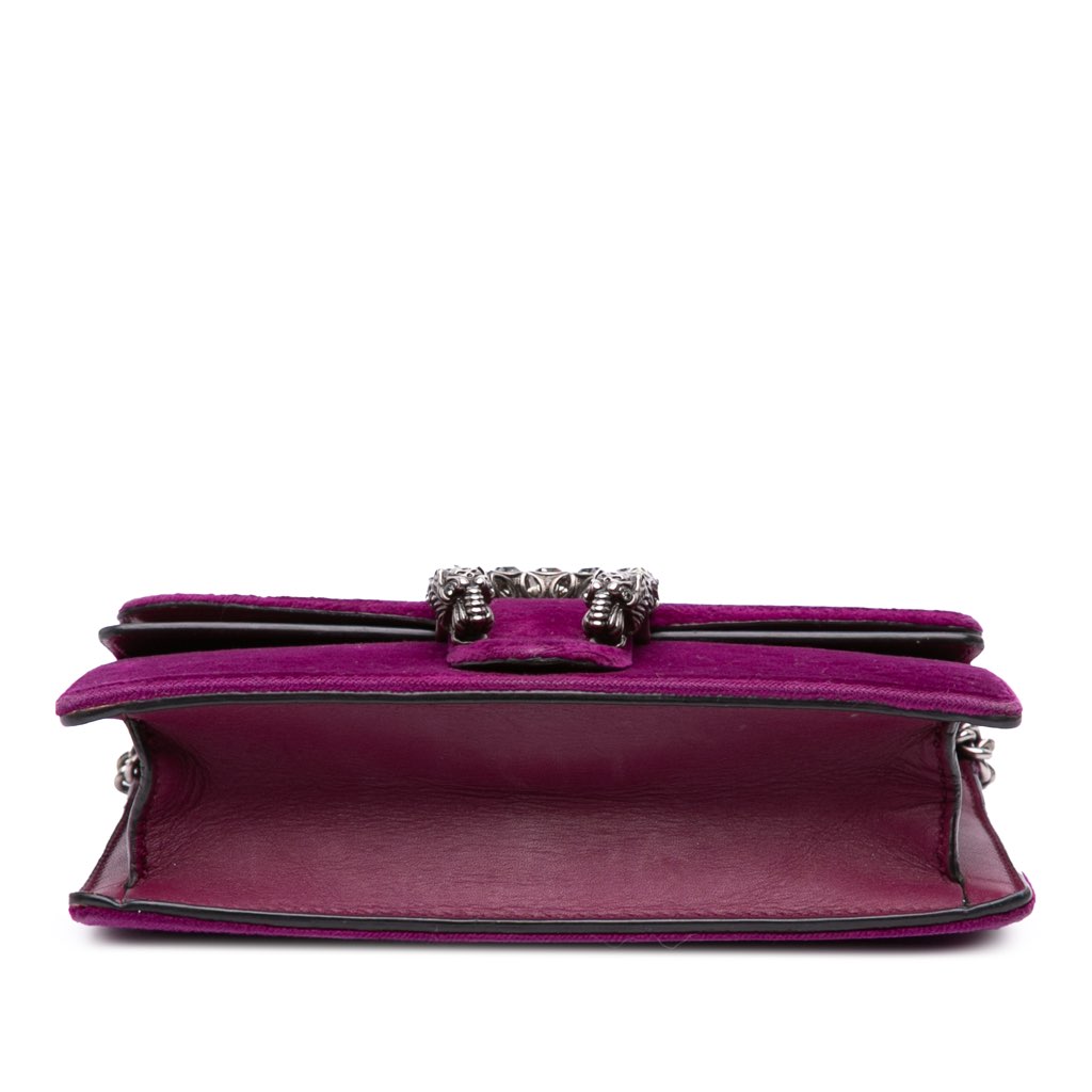 Gucci Super Mini Velvet Dionysus Crossbody - Image 6