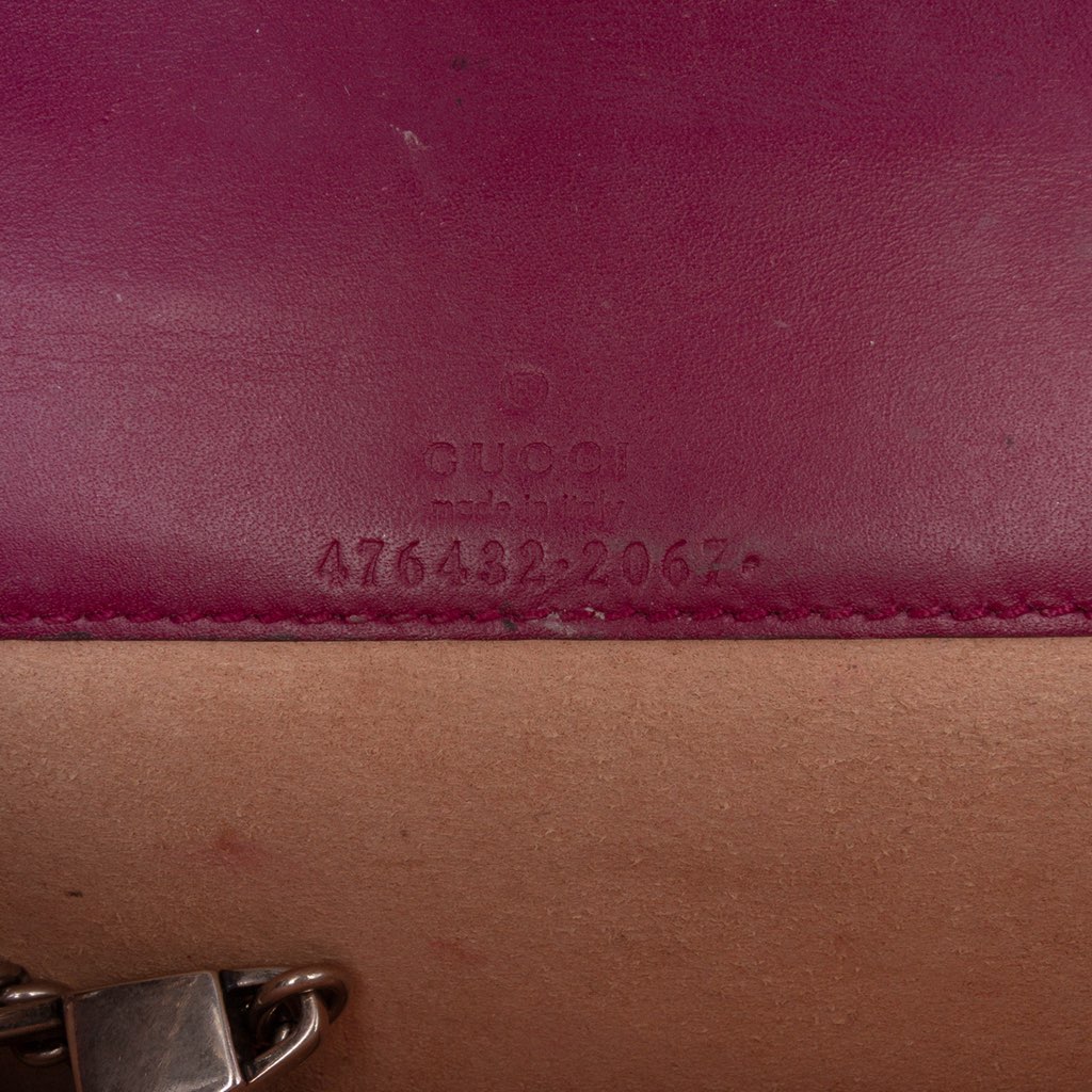 Gucci Super Mini Velvet Dionysus Crossbody - Side view