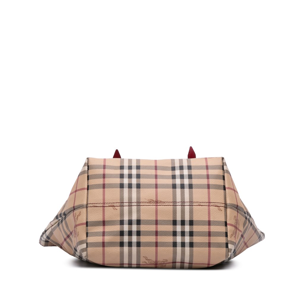 Burberry Small Haymarket Check Coated Canvas Salisbury Tote - 3