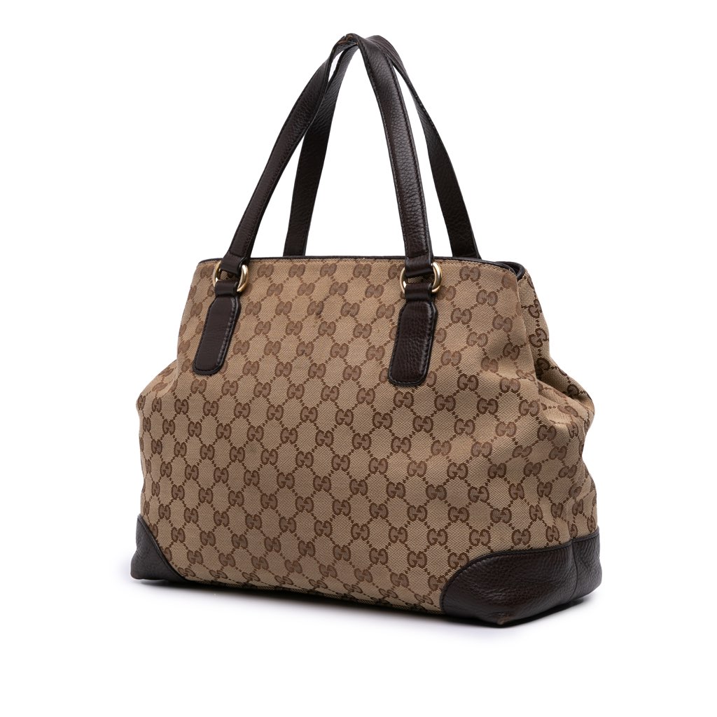 Gucci Medium GG Canvas Web Dressage Tote - 2