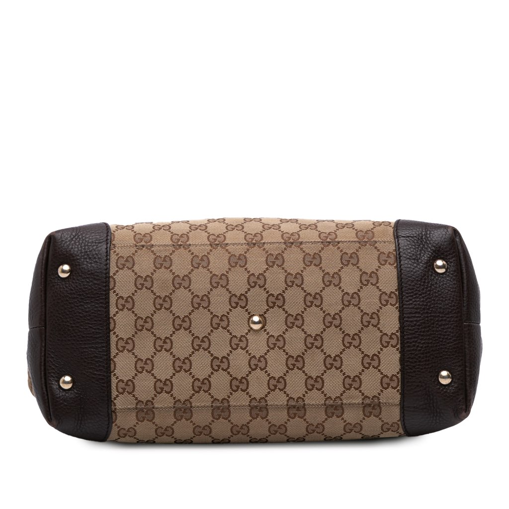 Gucci Medium GG Canvas Web Dressage Tote - 3