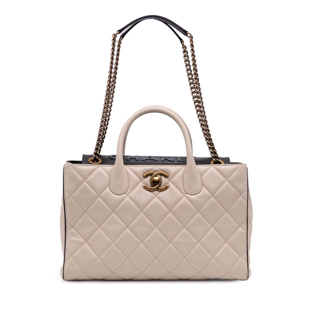 Chanel Quilted Calfskin Portobello Satchel