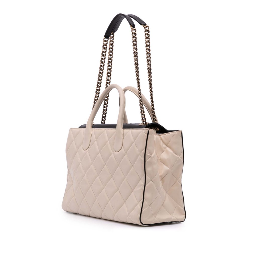 Chanel Quilted Calfskin Portobello Satchel - Back view