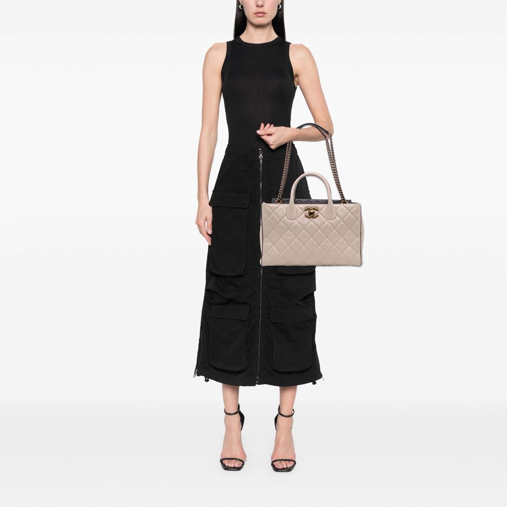 Chanel Quilted Calfskin Portobello Satchel - Image 14