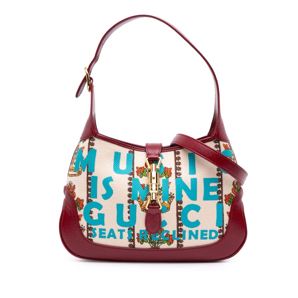 Gucci Small Canvas 100 Centennial Music Jackie 1961 Crossbody