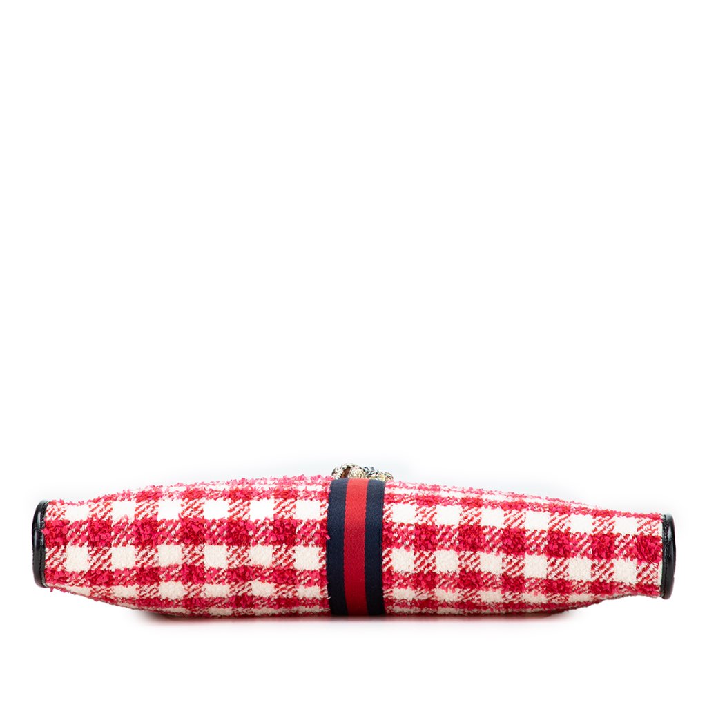 Gucci Large Web Tweed Rajah Tote - Image 6