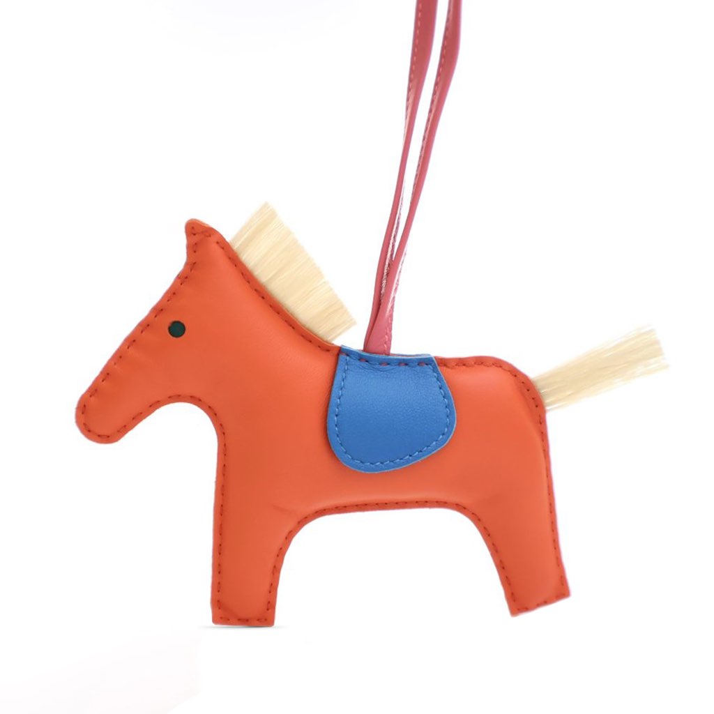 Hermès Milo Lambskin Grigri Rodeo Bag Charm MM - 3